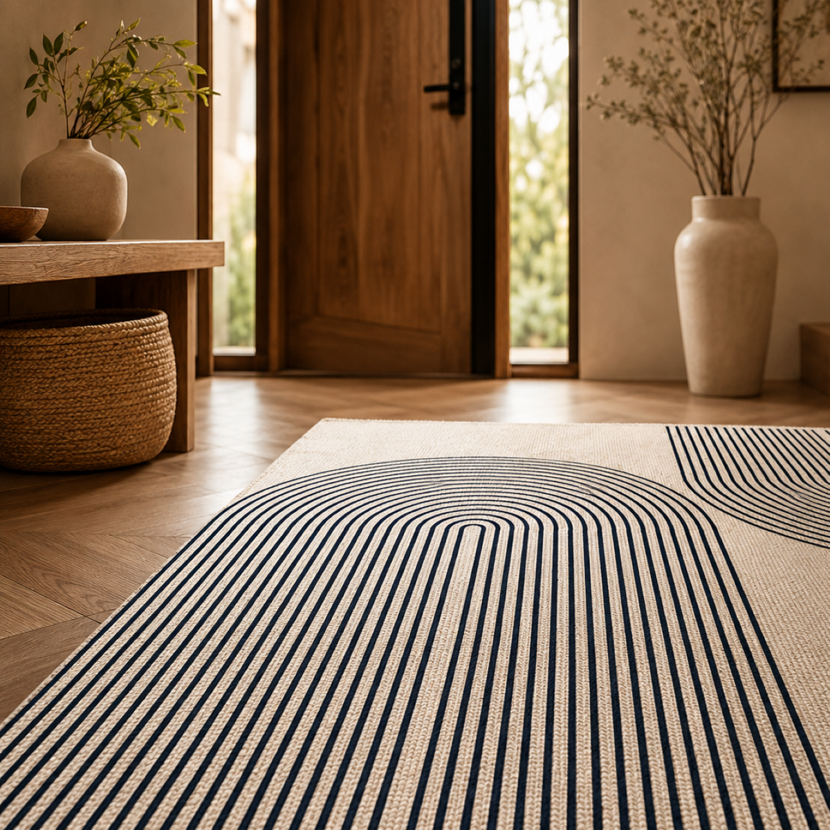 Grand tapis design salon