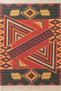 Tapis kilim rouge