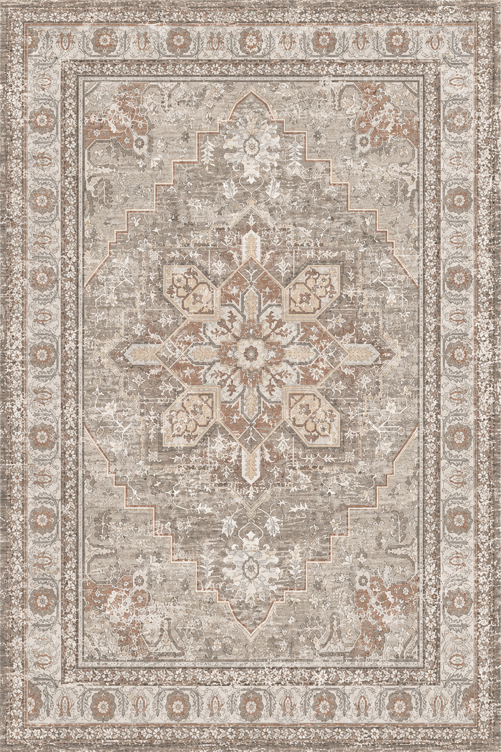 Tapis effet vintage