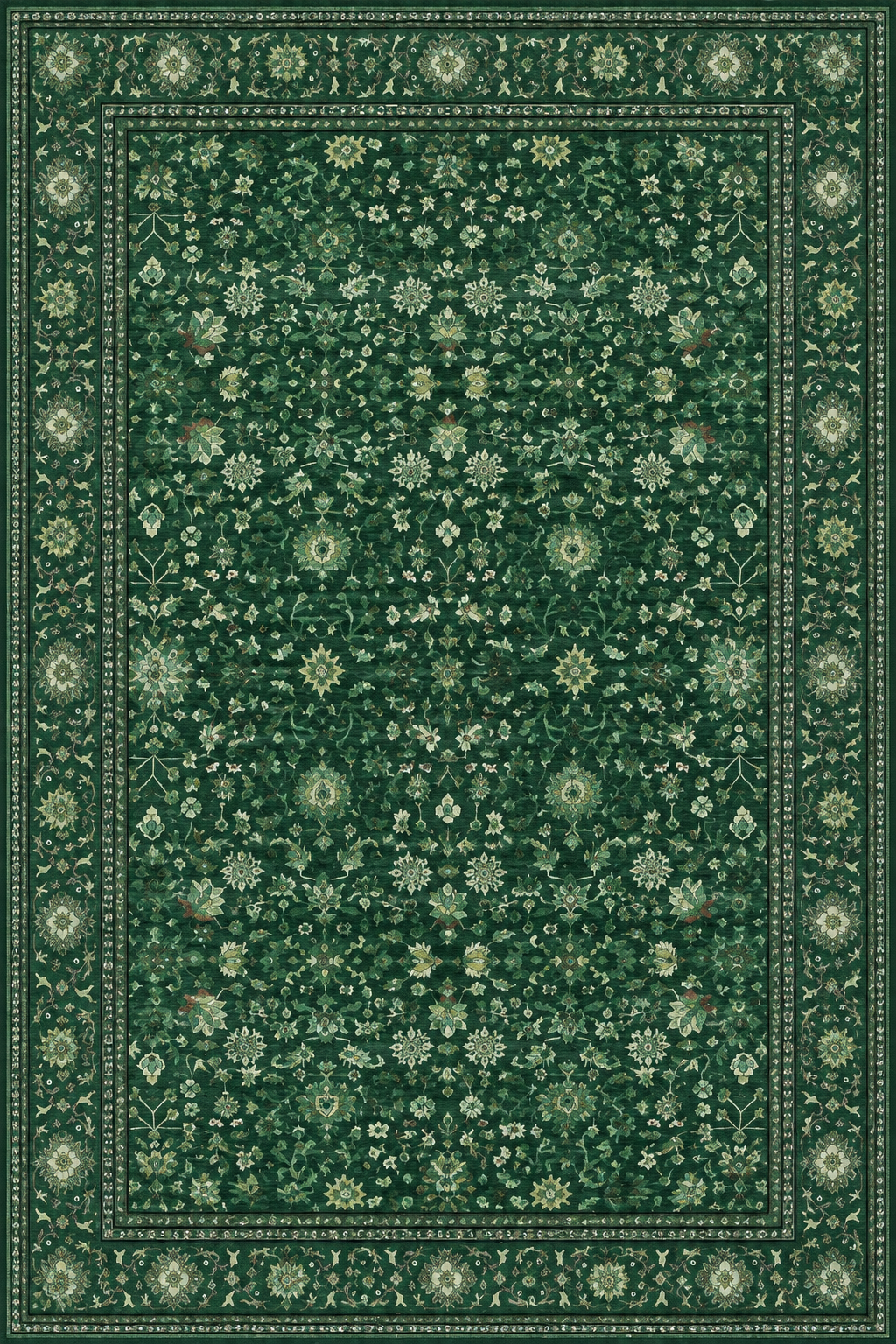 Tapis fleur vintage