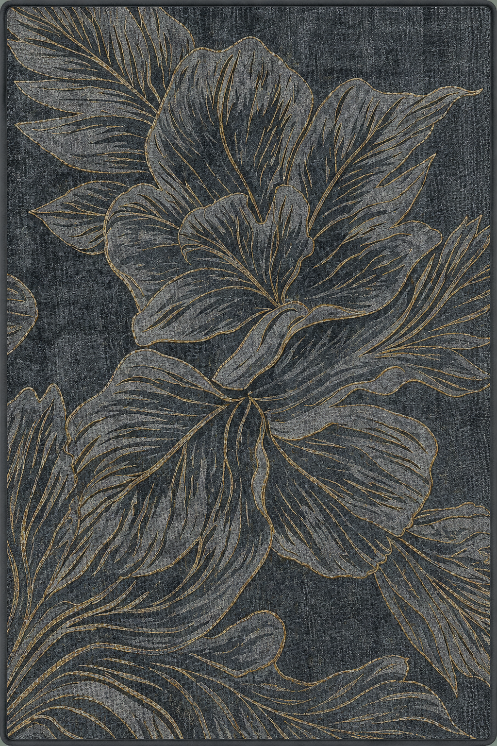 Tapis floral moderne