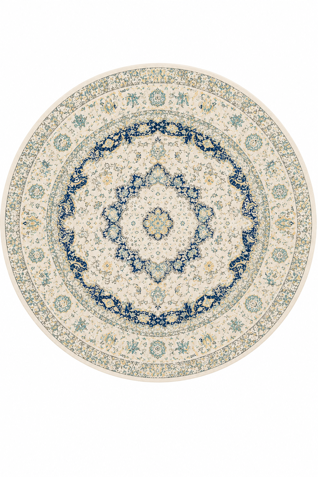 Tapis floral vintage