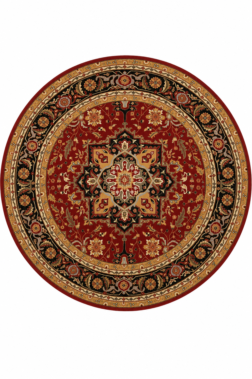 Tapis floral vintage