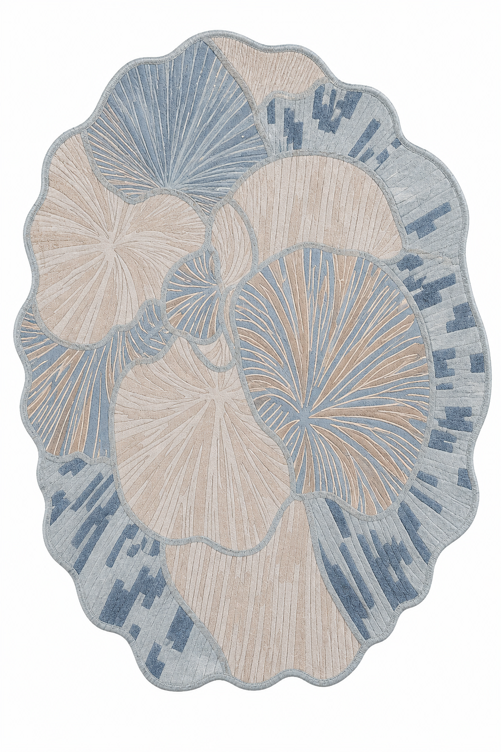 Tapis forme fleur