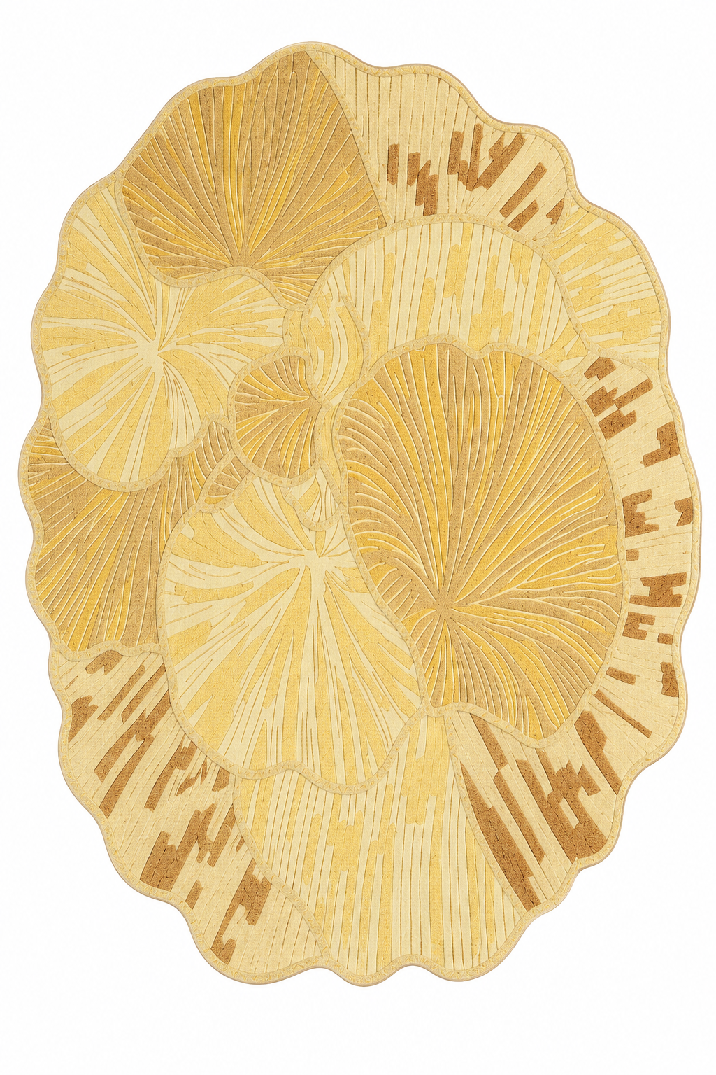 Tapis forme fleur