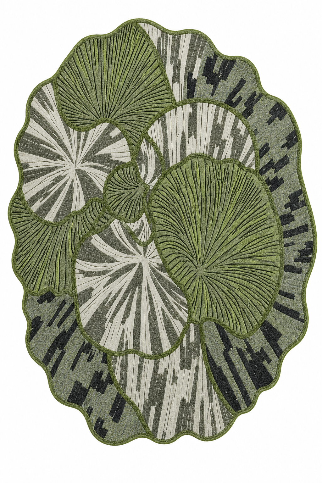 Tapis forme fleur