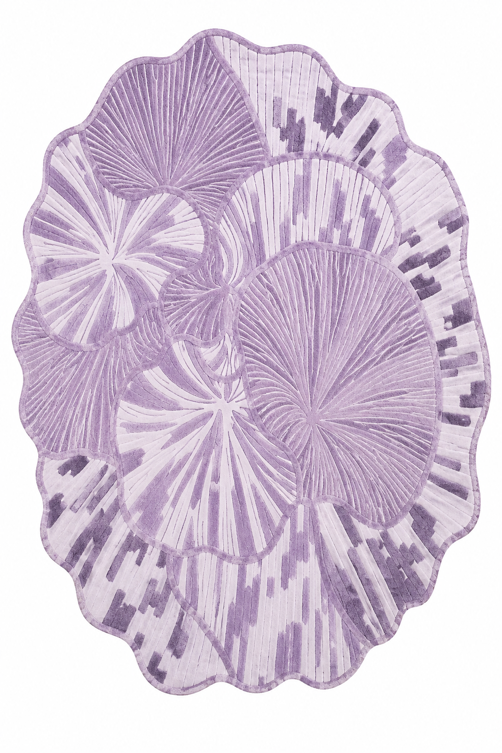 Tapis forme fleur