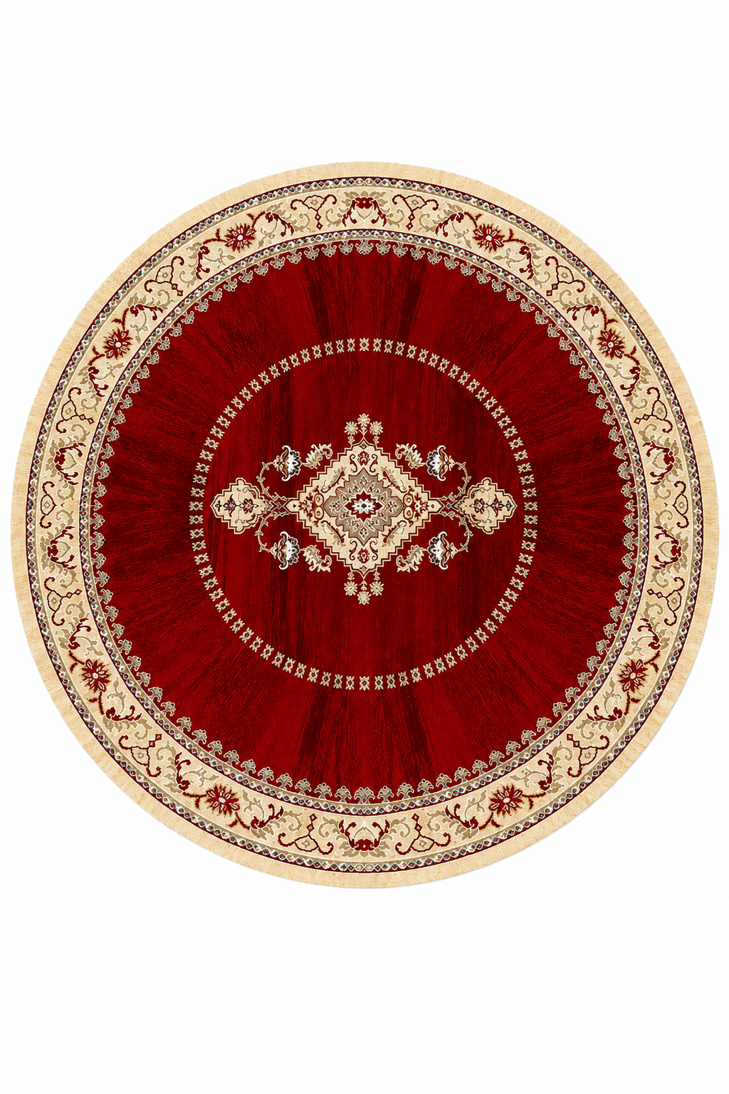 Tapis rond vintage