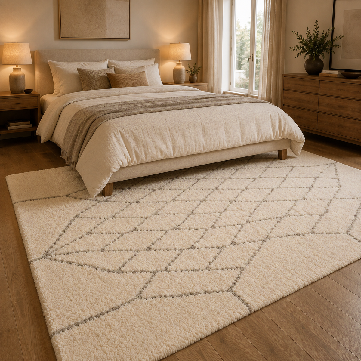 Tapis berbère beige