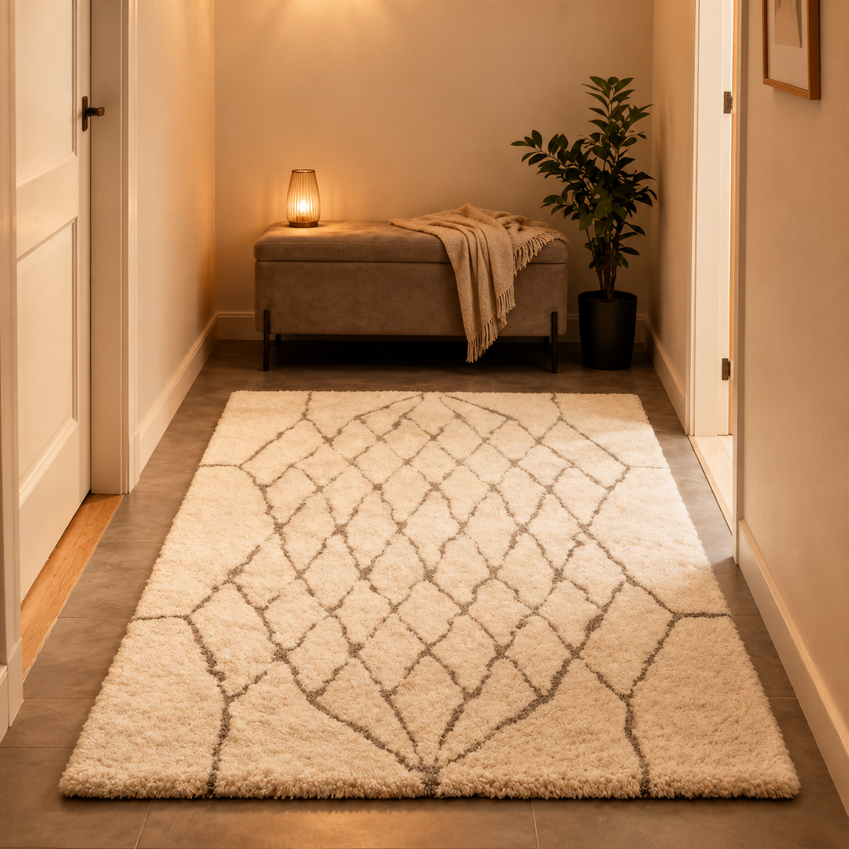 Tapis berbère beige