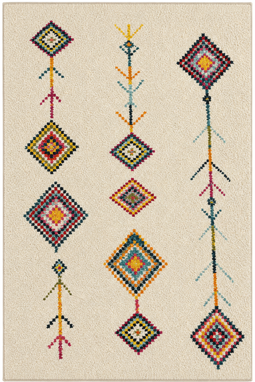 Tapis berbère losange