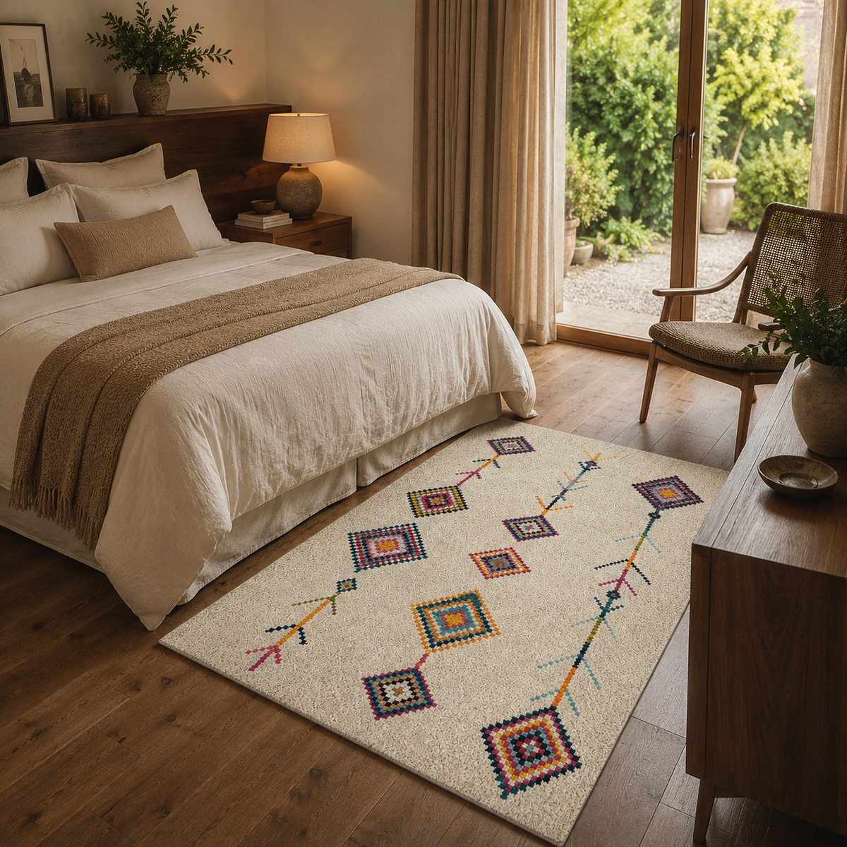 Tapis berbère losange