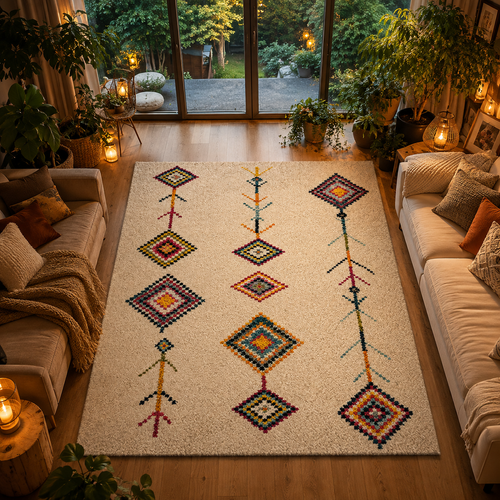 Tapis berbère losange