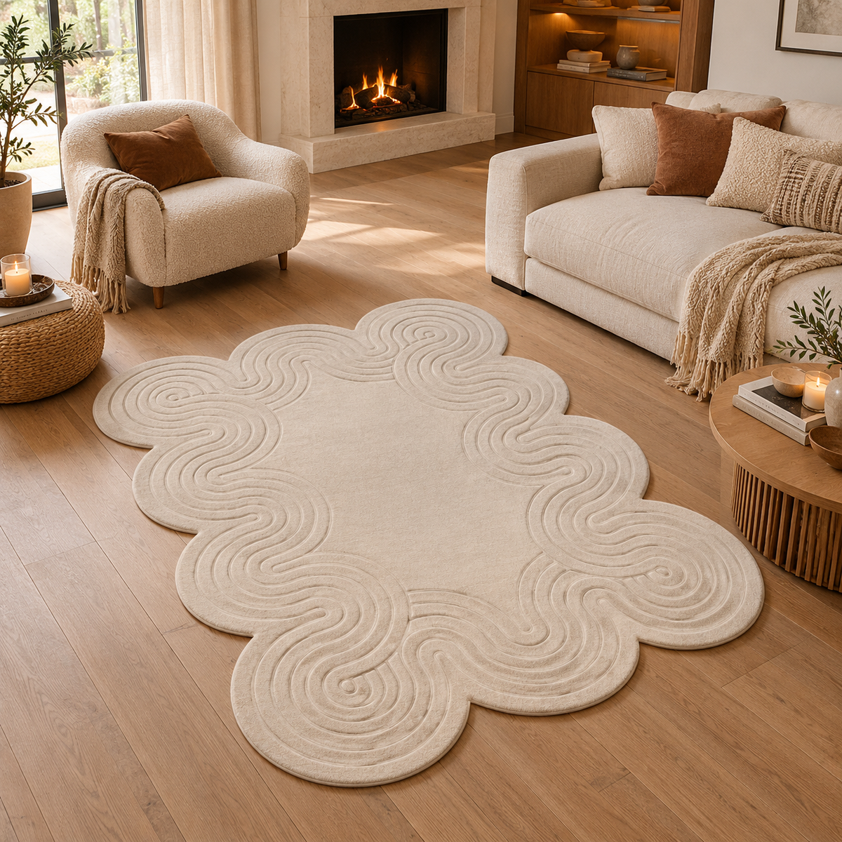 Tapis chambre design