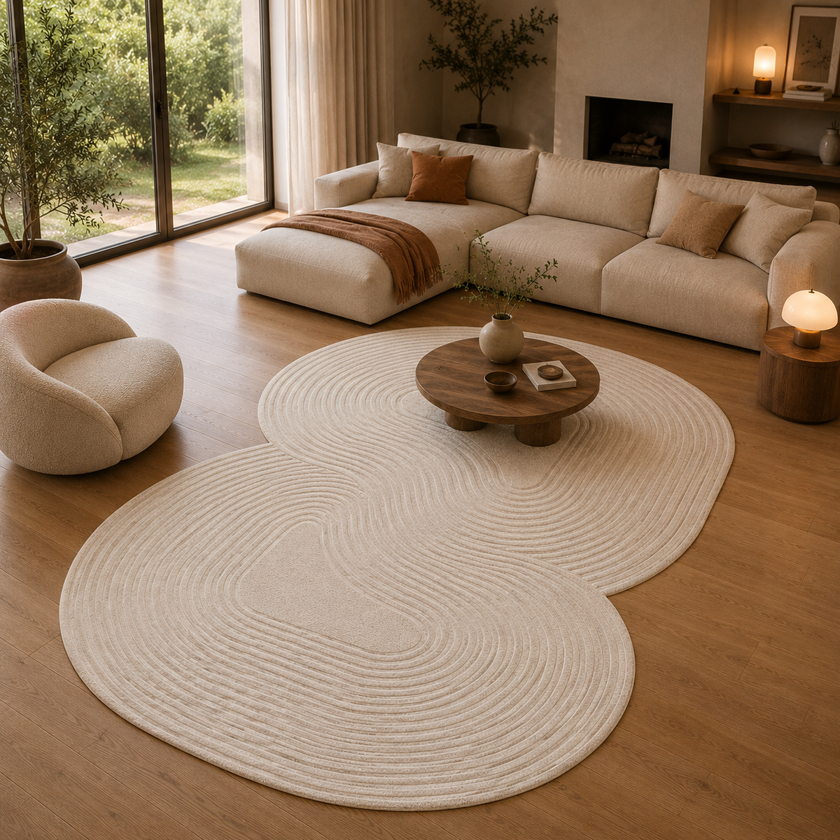 Tapis contemporain design