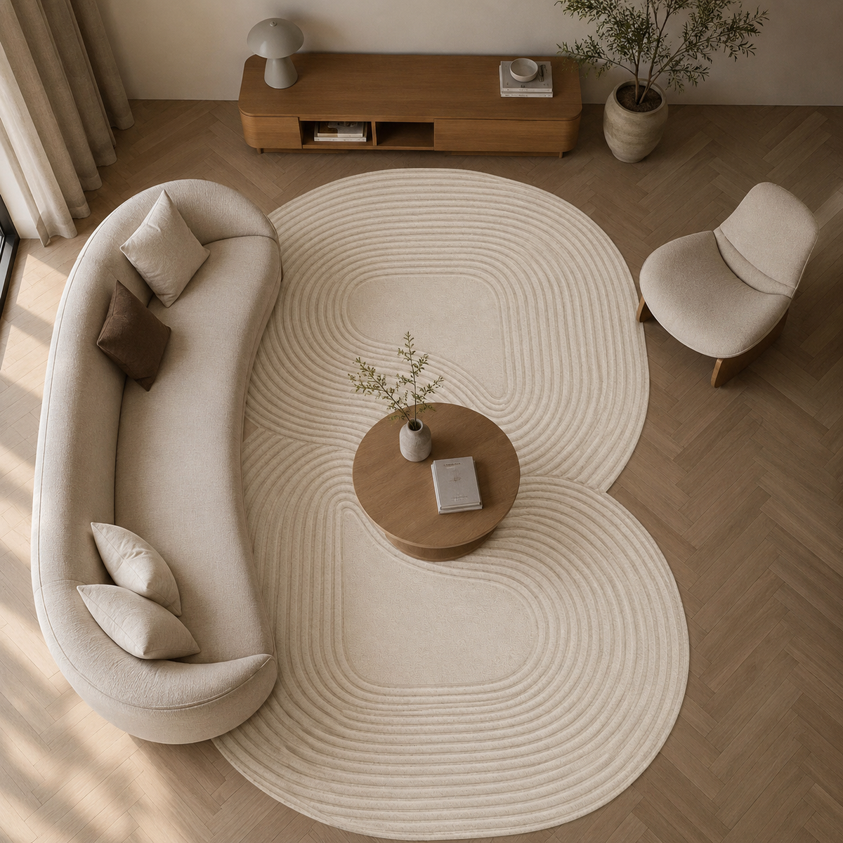 Tapis contemporain design