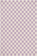 Tapis damier violet