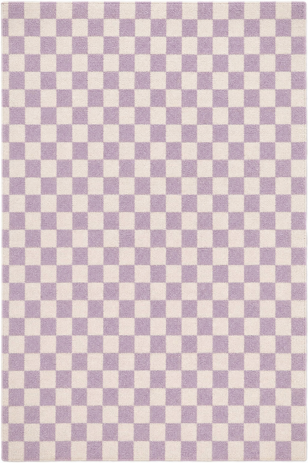 Tapis damier violet