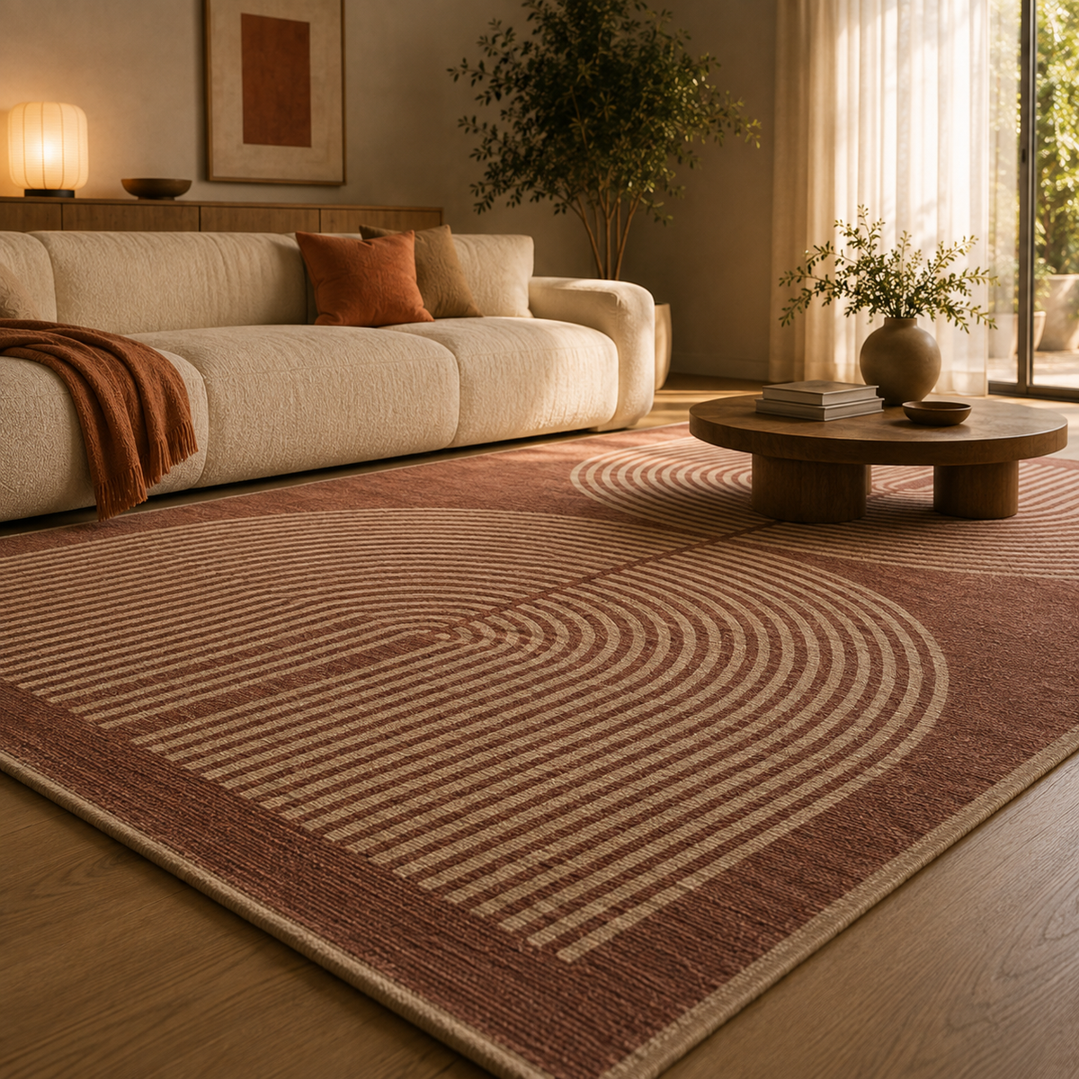 Tapis design géométrique
