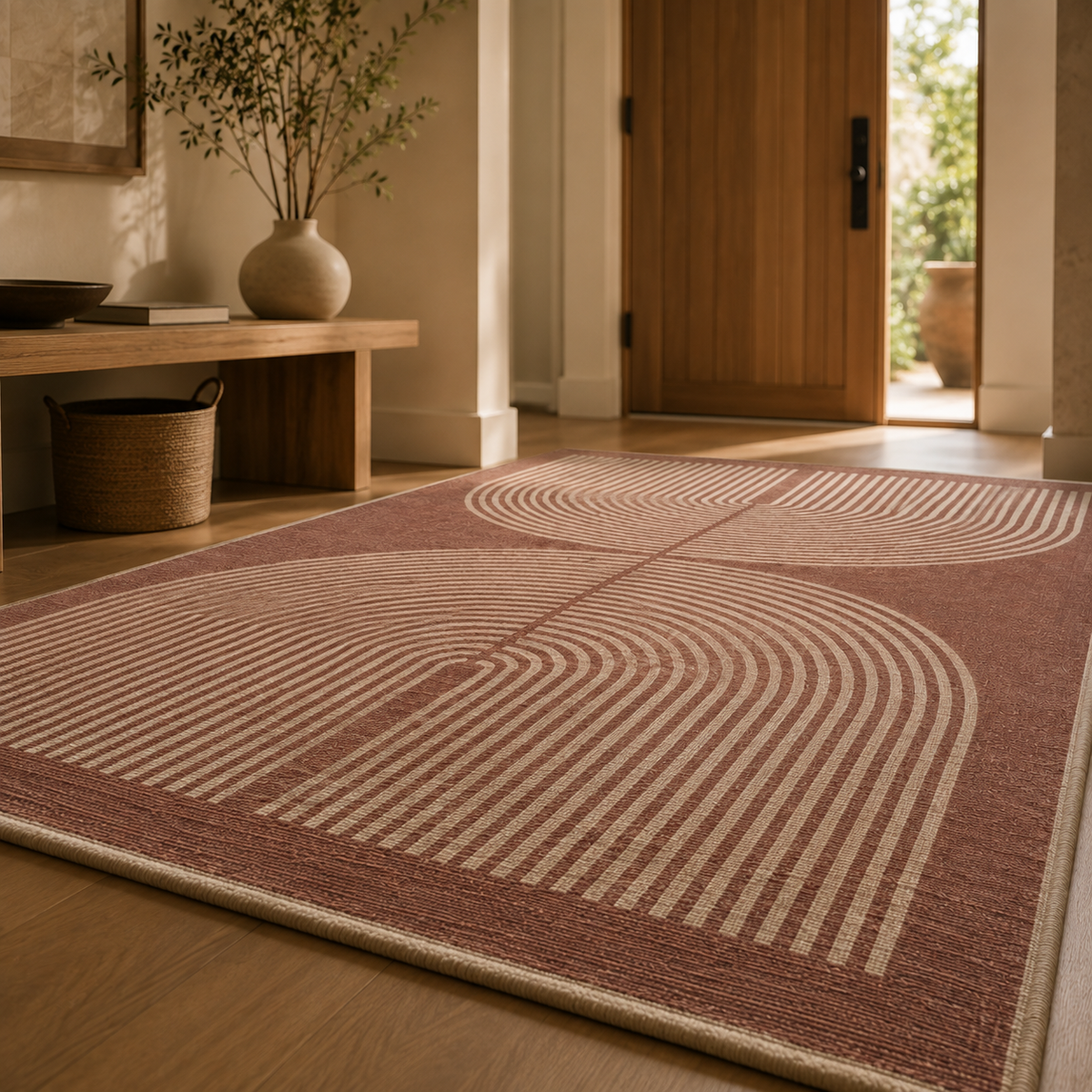Tapis design géométrique