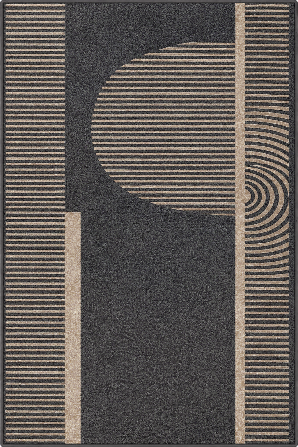 Tapis design gris