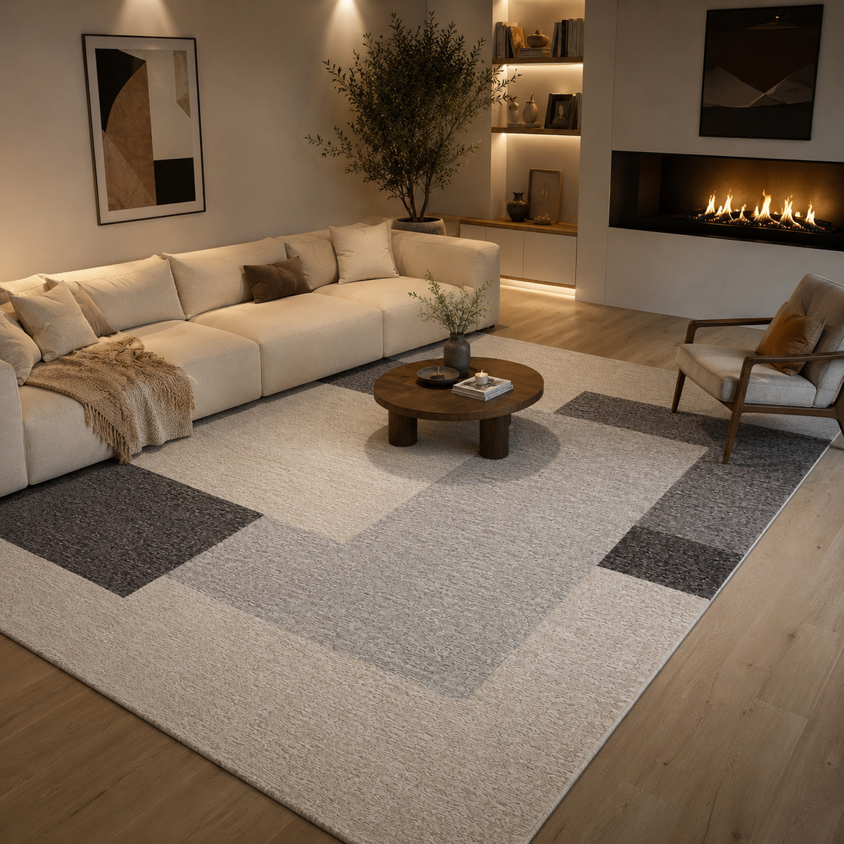 Tapis design salon
