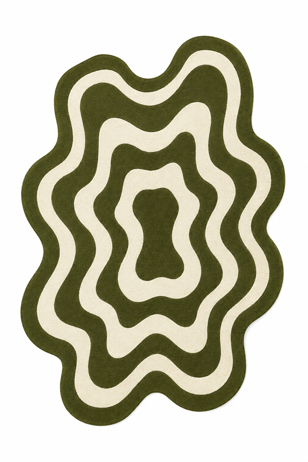 Tapis design vert
