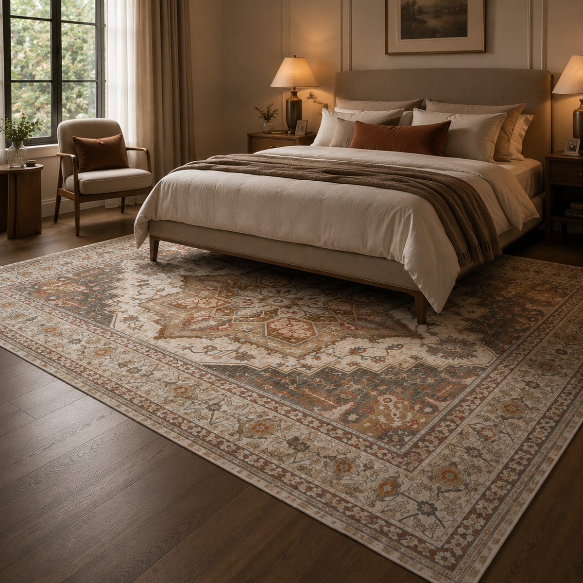 Tapis effet vintage