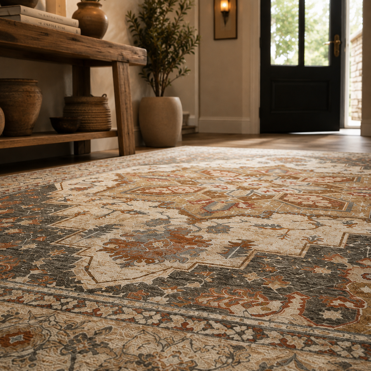 Tapis effet vintage