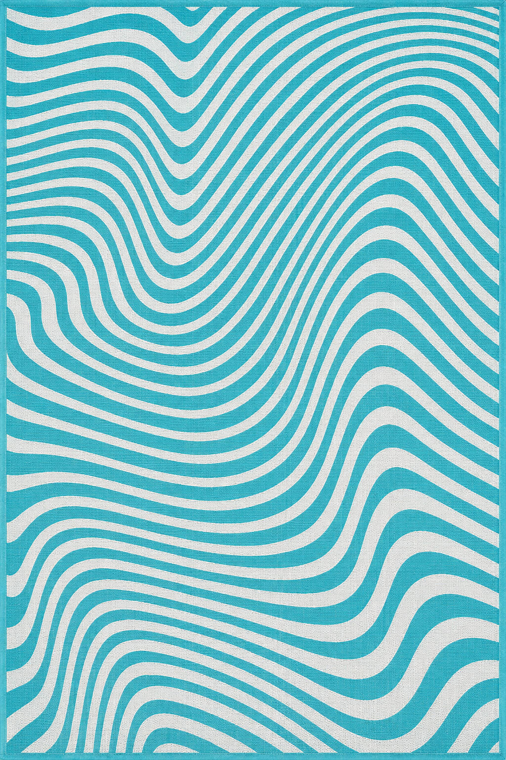 Tapis extérieur bleu