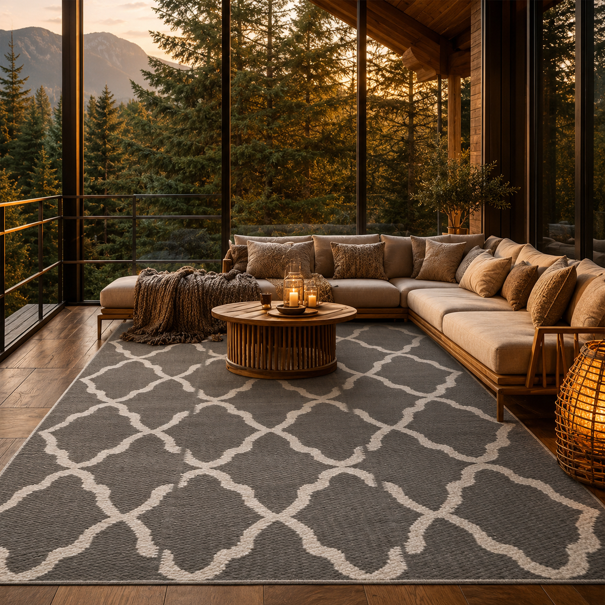 Tapis extérieur grand