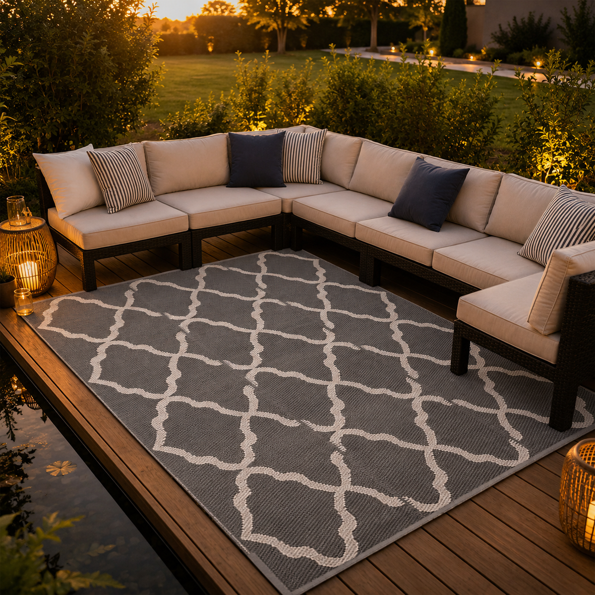 Tapis extérieur grand