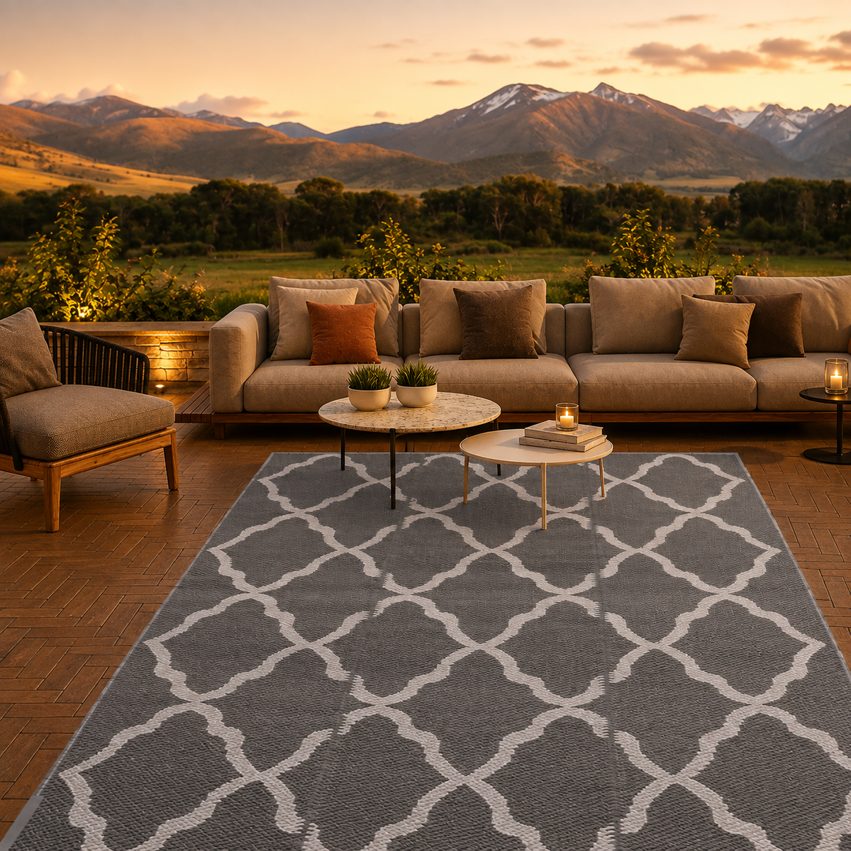 Tapis extérieur grand