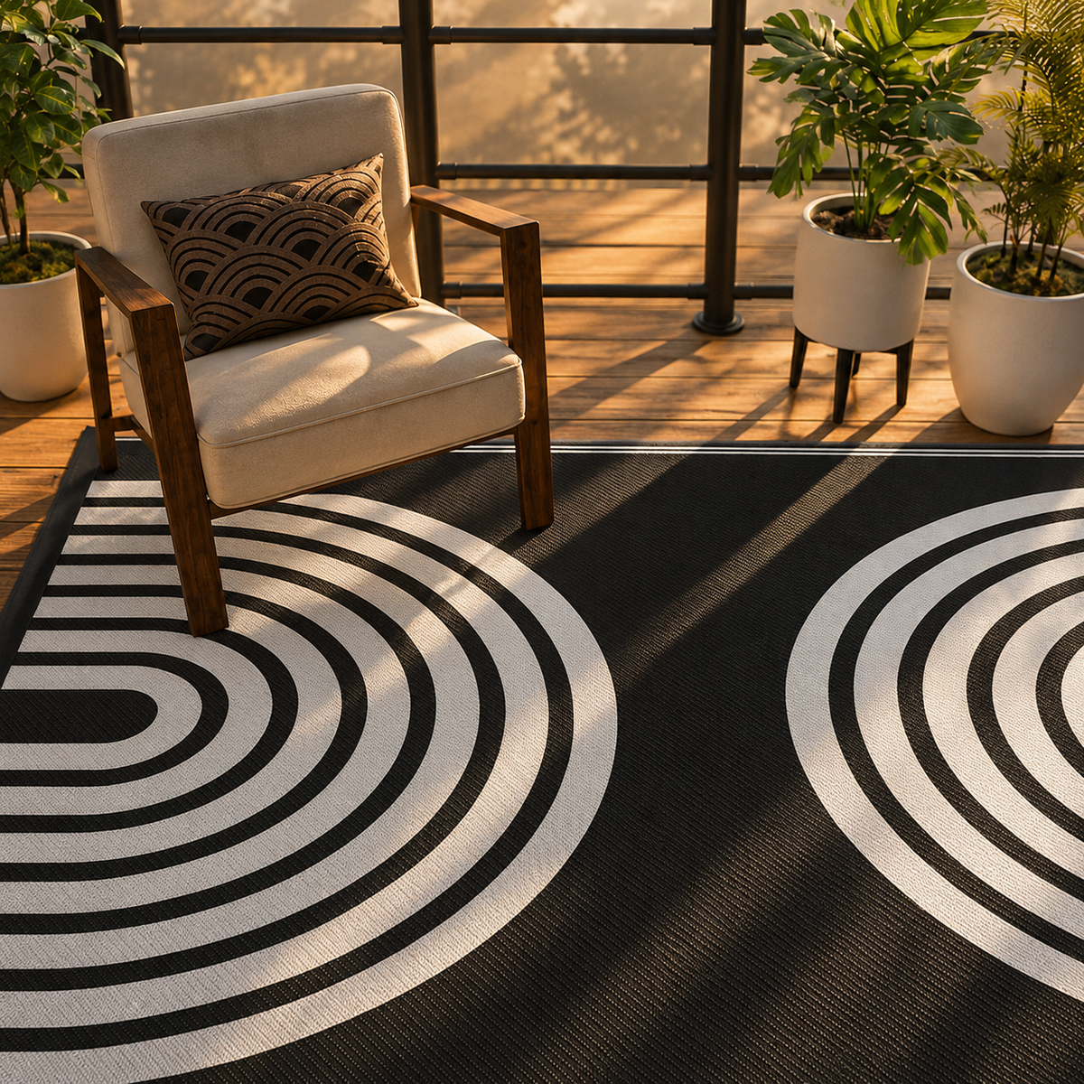 Tapis extérieur moderne