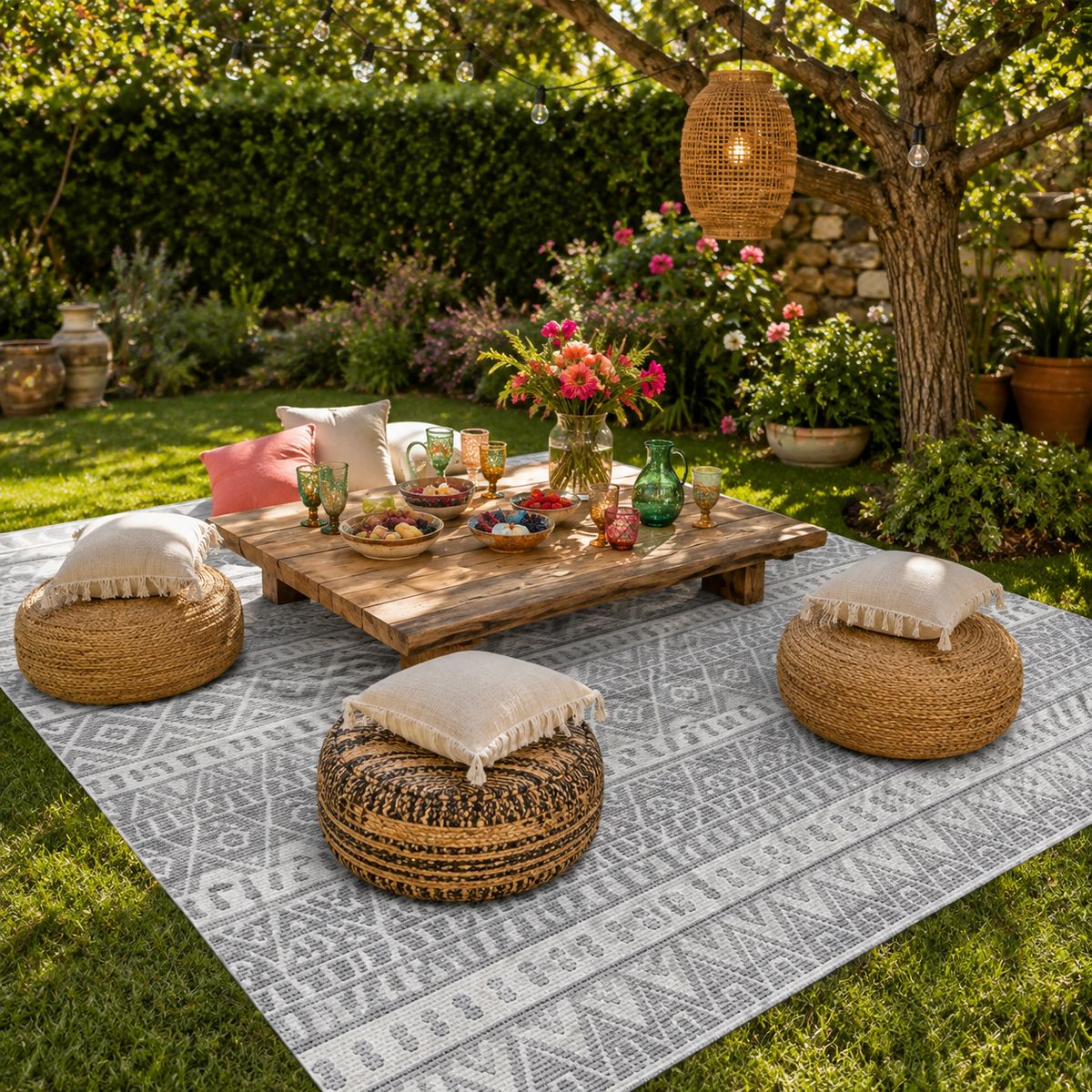 Tapis extérieur résistant à la pluie