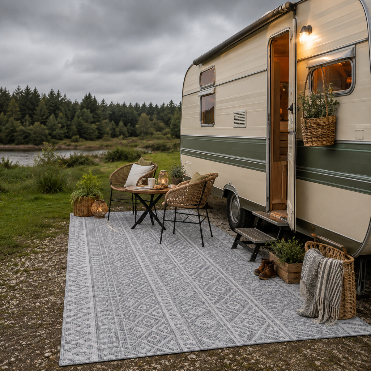 Tapis extérieur résistant à la pluie