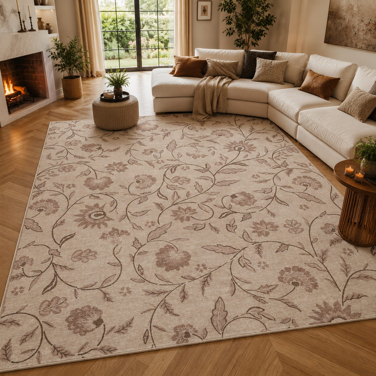 Tapis floral champêtre