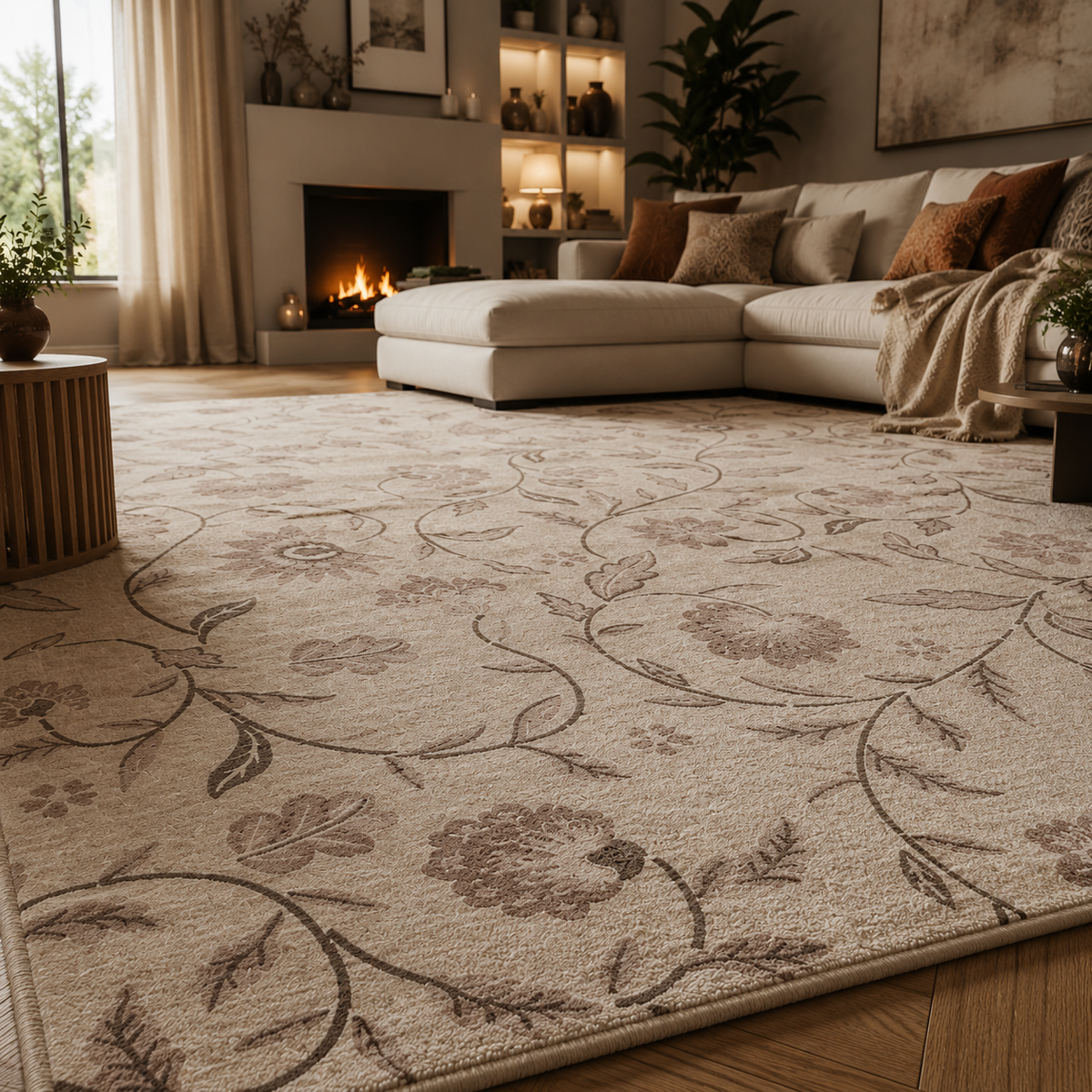 Tapis floral champêtre