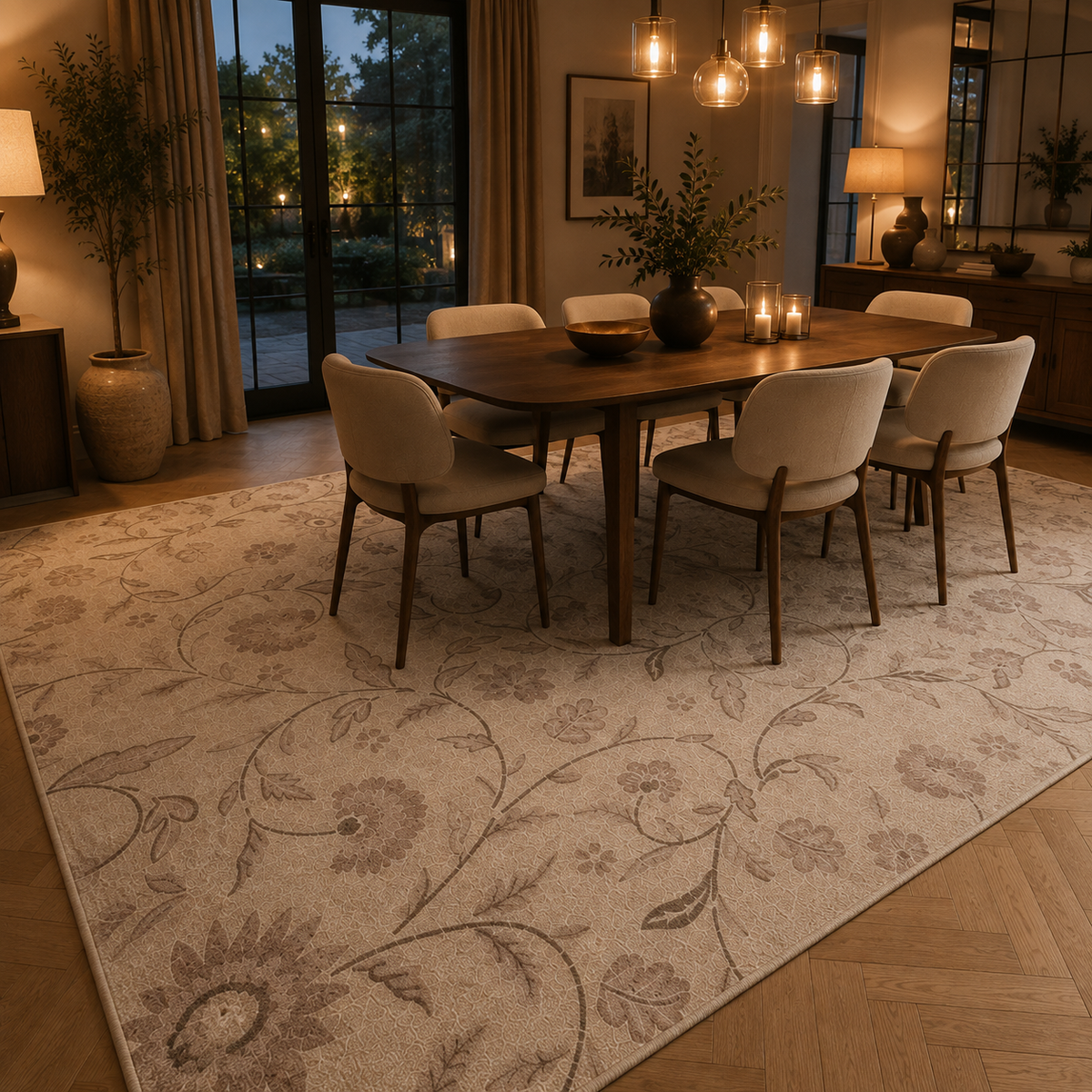 Tapis floral champêtre