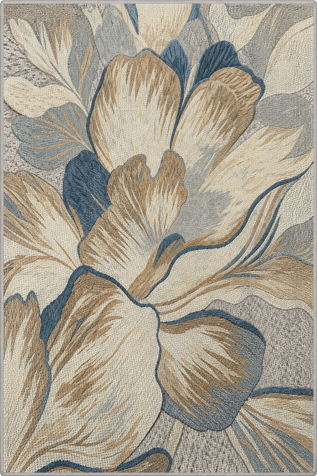 Tapis floral moderne