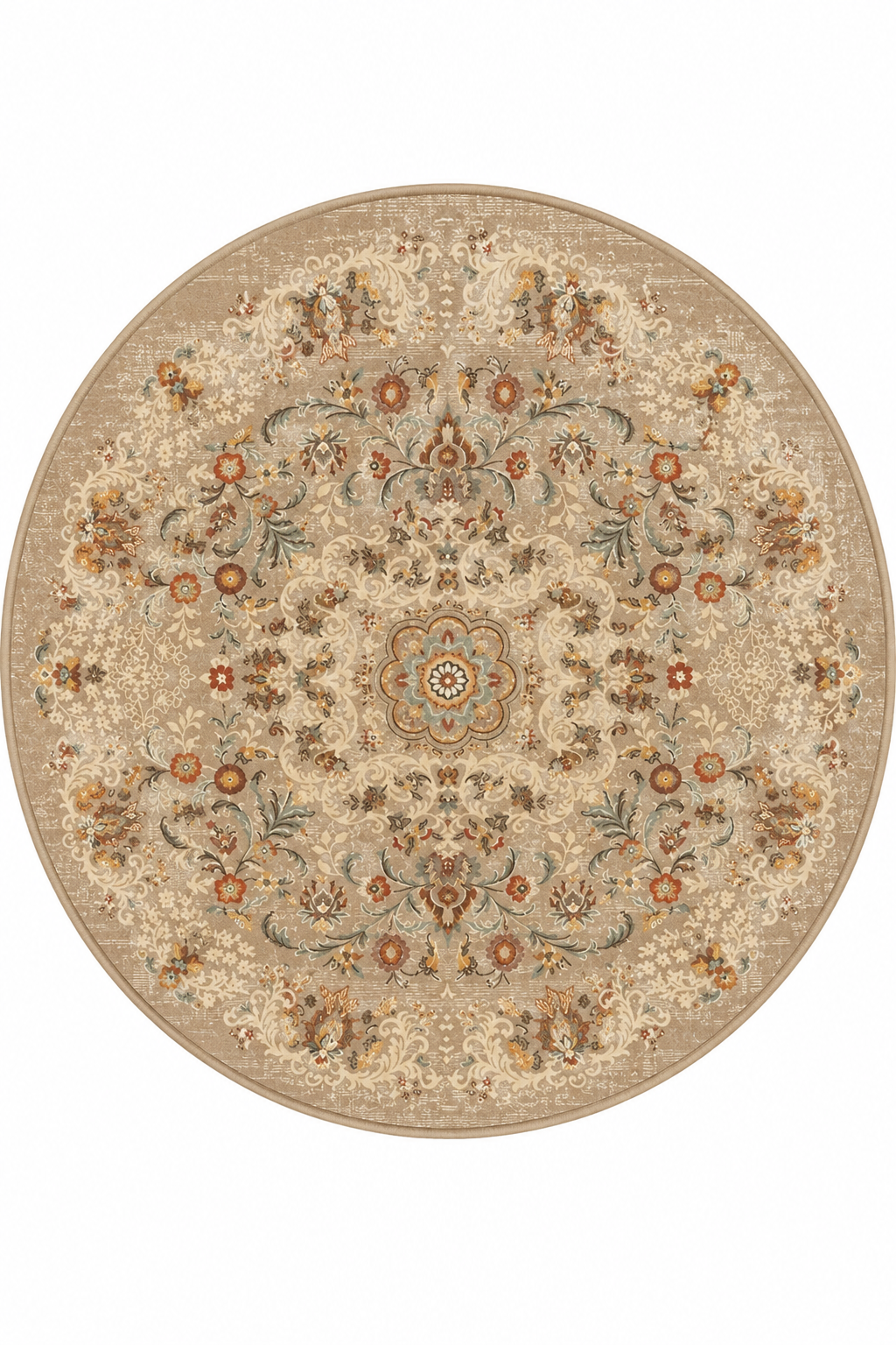 Tapis floral vintage
