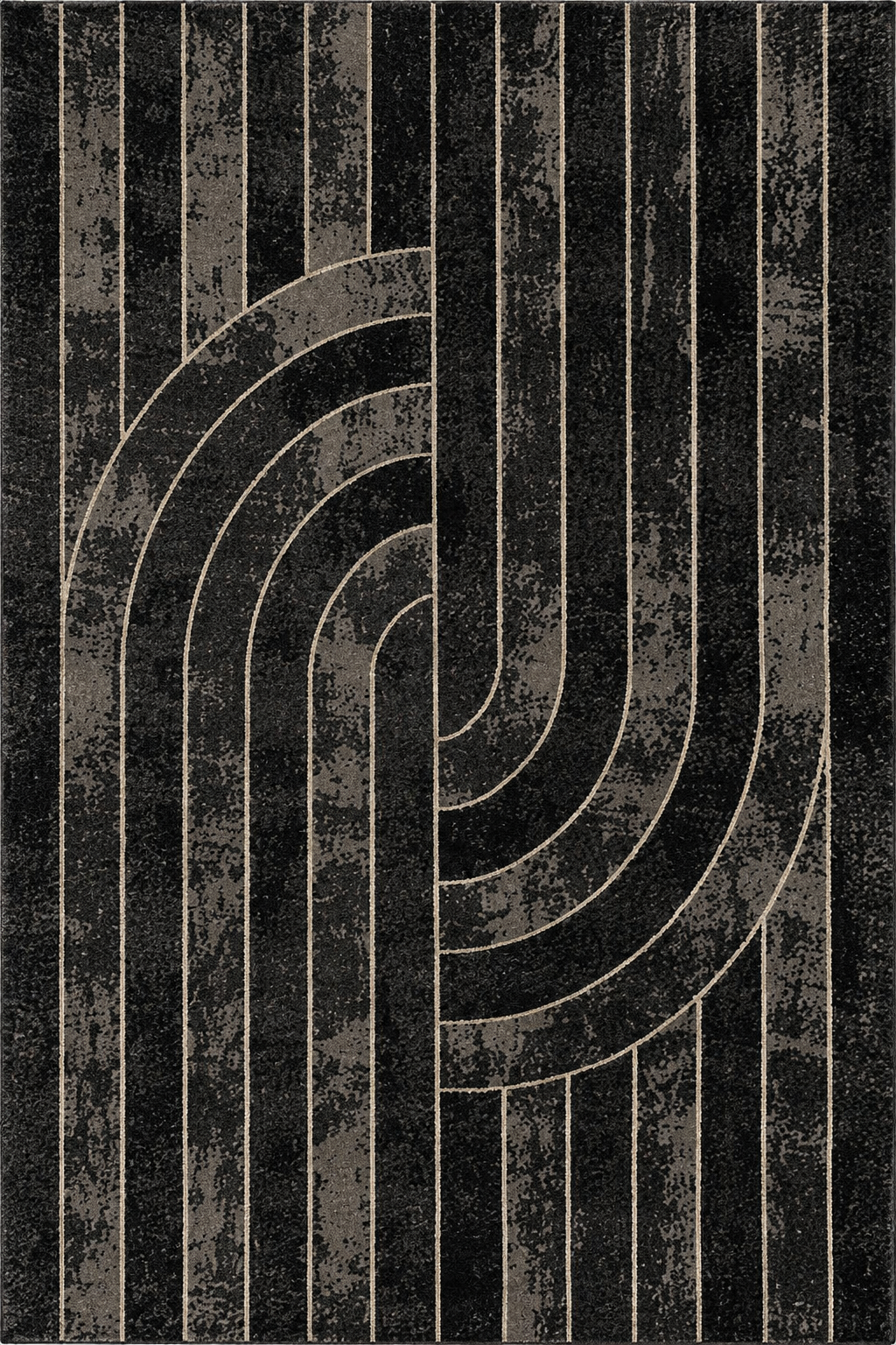 Tapis noir design
