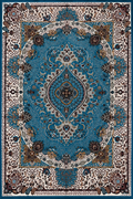 Tapis oriental bleu