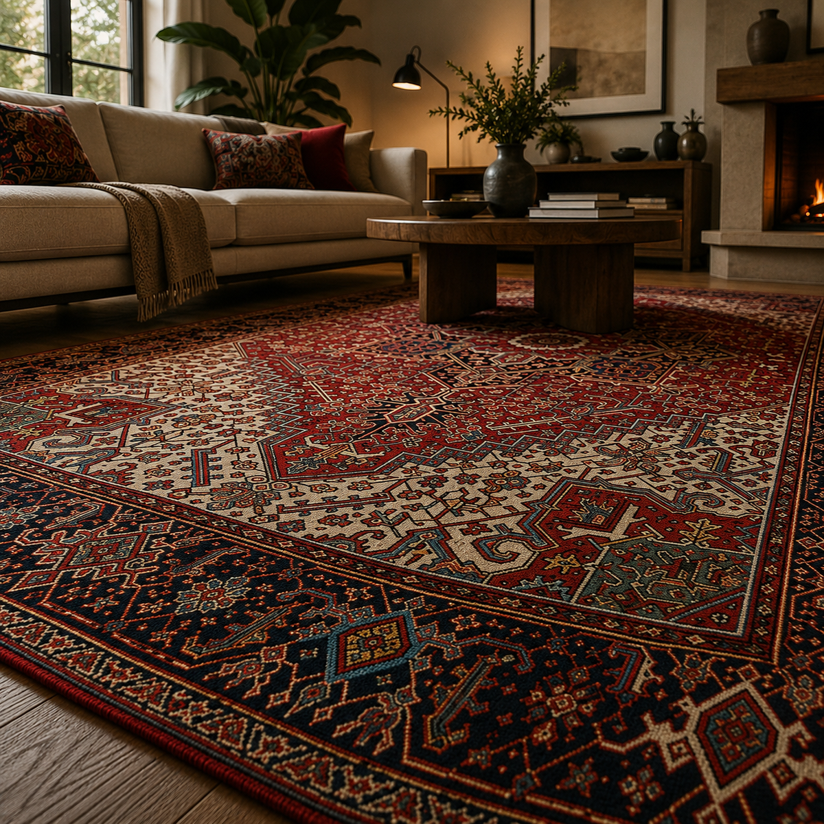Tapis orient rouge