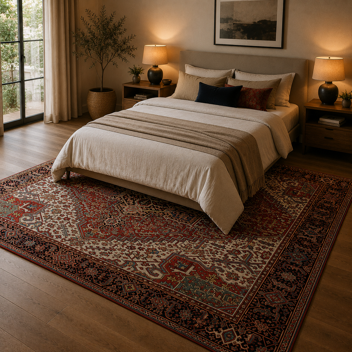 Tapis orient rouge