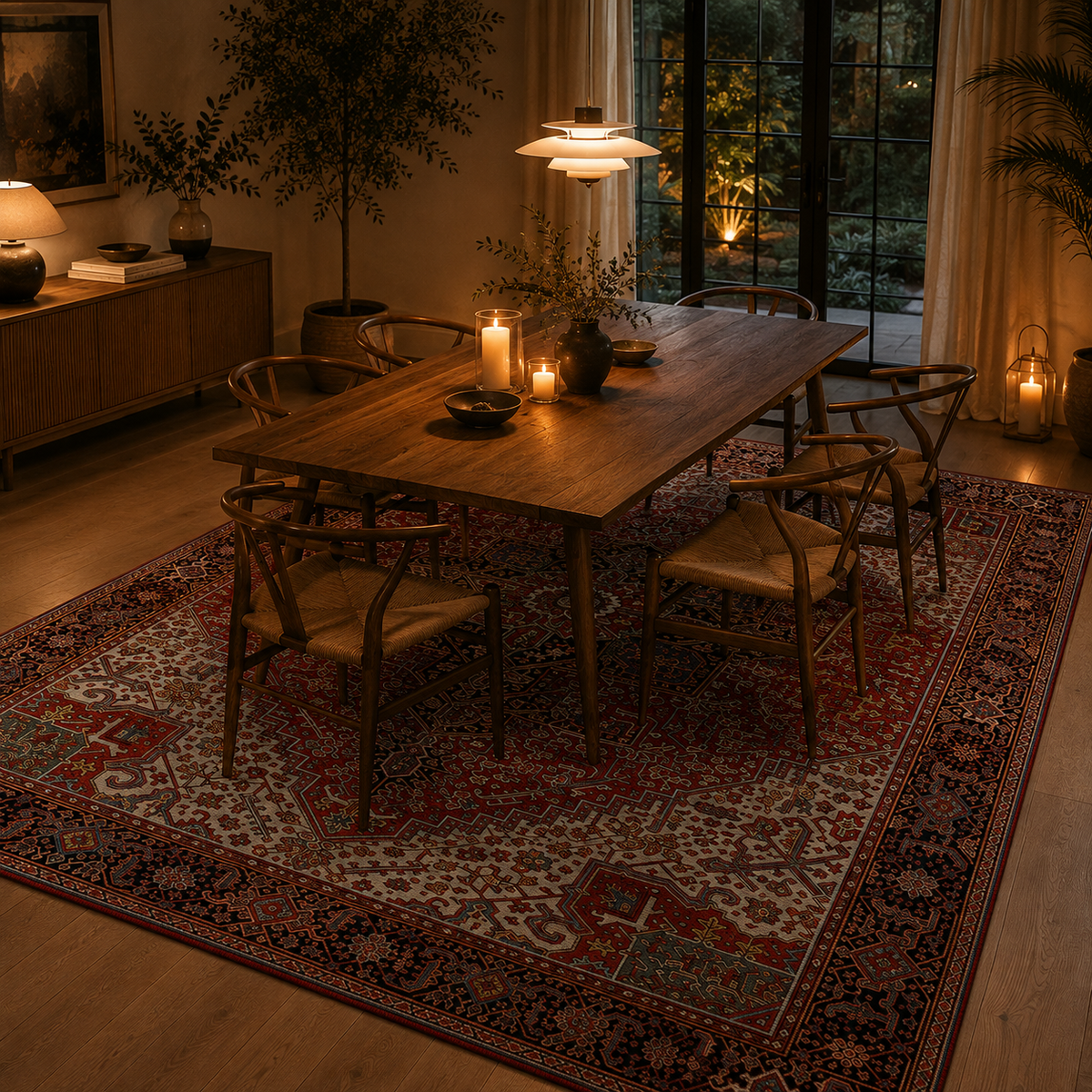 Tapis orient rouge