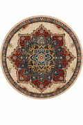 Tapis rond vintage