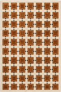 Tapis salon damier