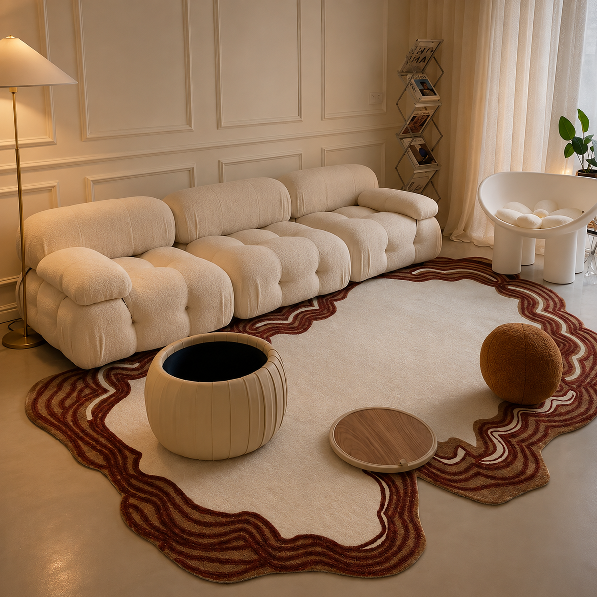 Tapis salon moderne design