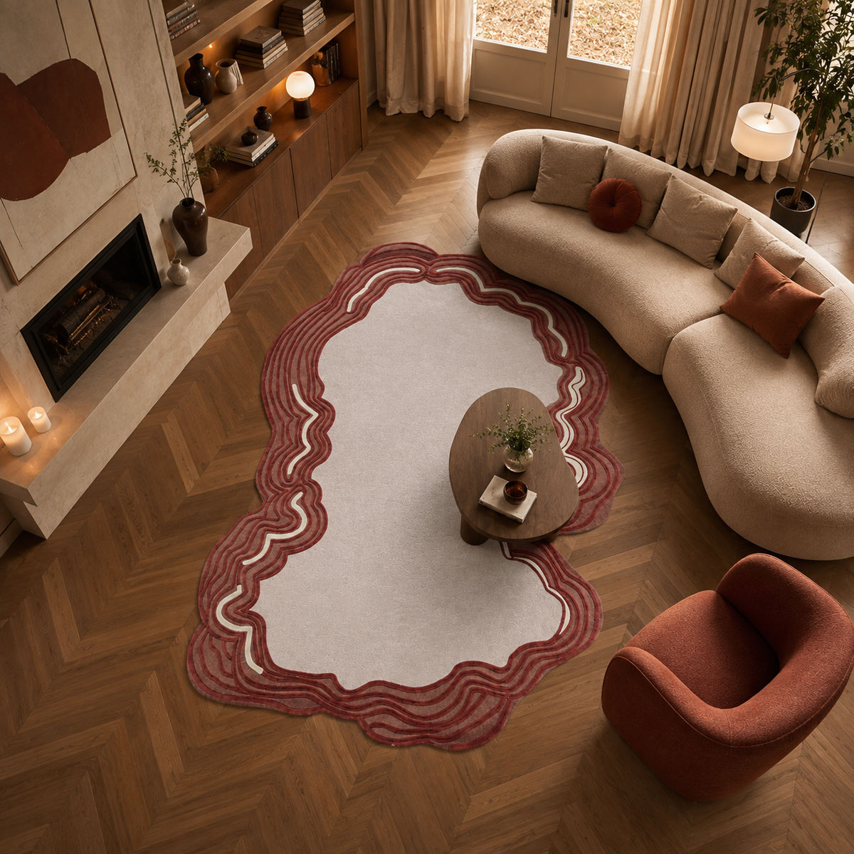 Tapis salon moderne design